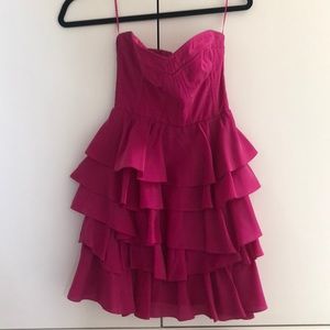 Rebecca Taylor Fuscia Prom Dress